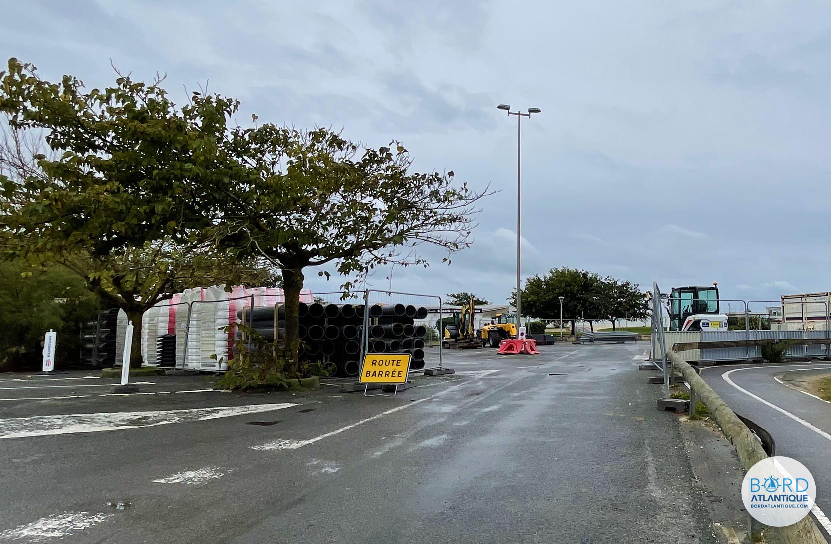 Travaux avenue de la Grande Côte Saint-Palais-sur-Mer