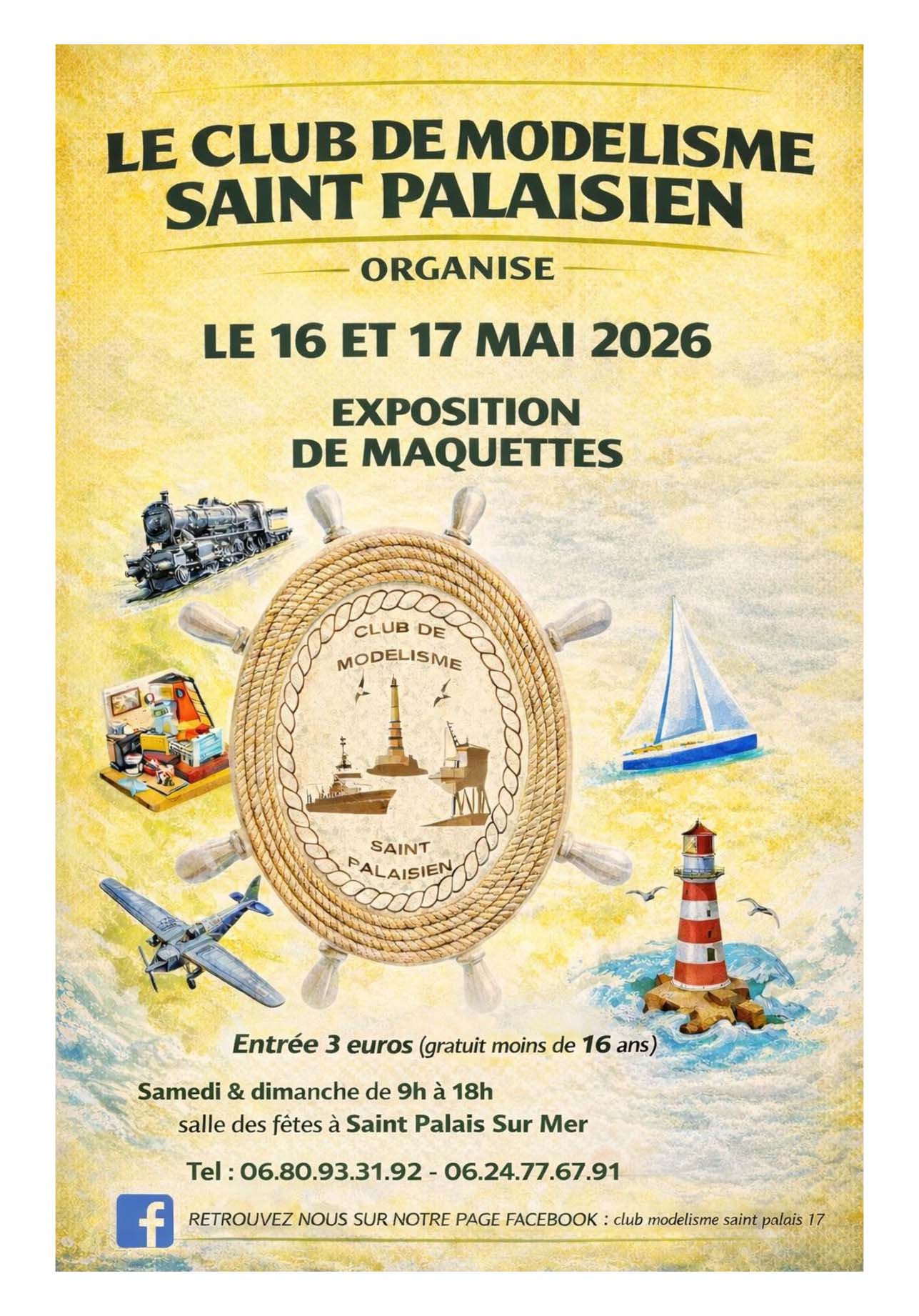 Exposition de Modélisme à Saint-Palais-sur-Mer — 16 et 17 mai 2026