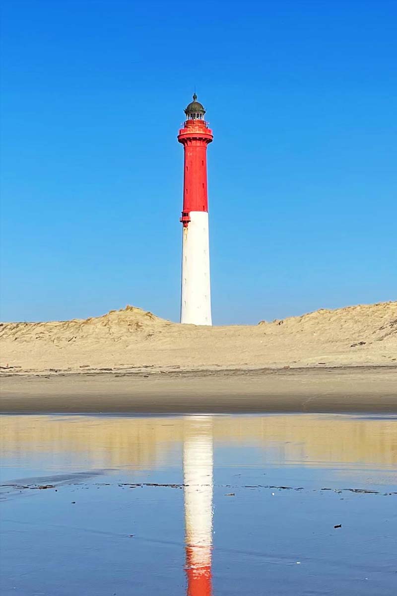 Phare de la Coubre à La Tremblade, 64 mètres de hauteur à l'embouchure de la Gironde